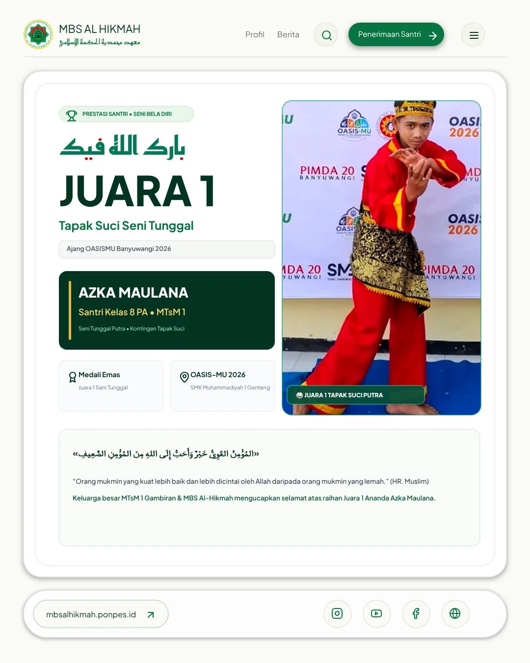Dokumentasi kegiatan dan lingkungan MBS Al Hikmah